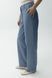 Штани котонові slouchy fit 498, джинс блискучий, 38 2419 фото 1